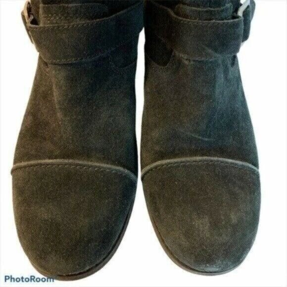 UGG Men\'s Lancing Buckle Black Suede Boots Sz 11.5 main image 5